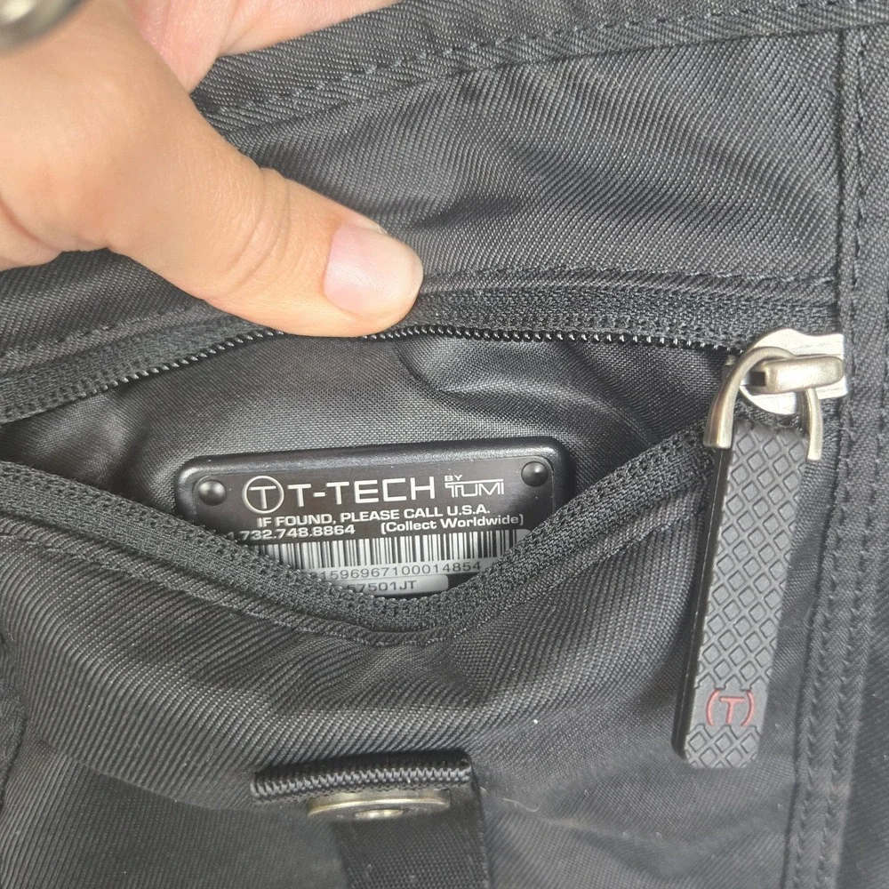 Tumi T-Tech Essential Gear Crossbody Strap Bag In Black Unisex Travel